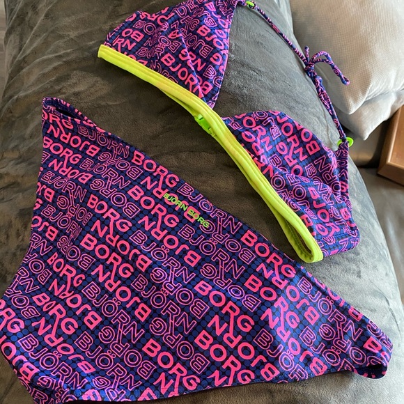 Björn Borg Neon Two Piece Swimsuit - Picture 5 of 6